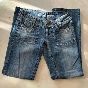 Vintage DC By Esprit Women's Low Rise Straight Leg Jeans, Size 28, Y2K